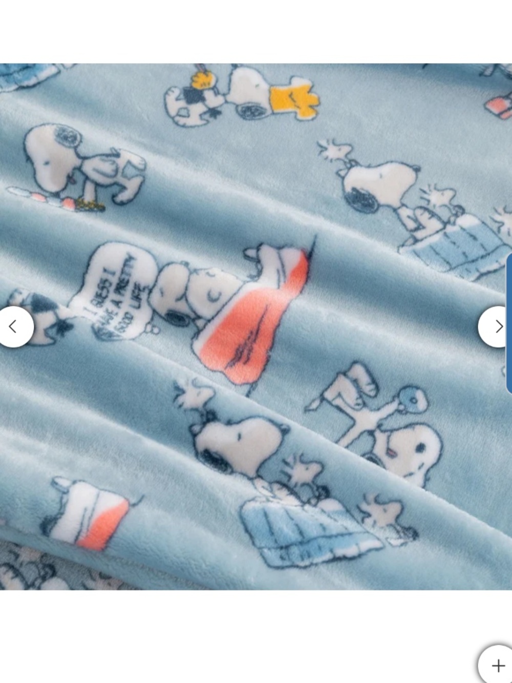 Peanuts Printed VelvetLoft Throw - Picture 6 of 8